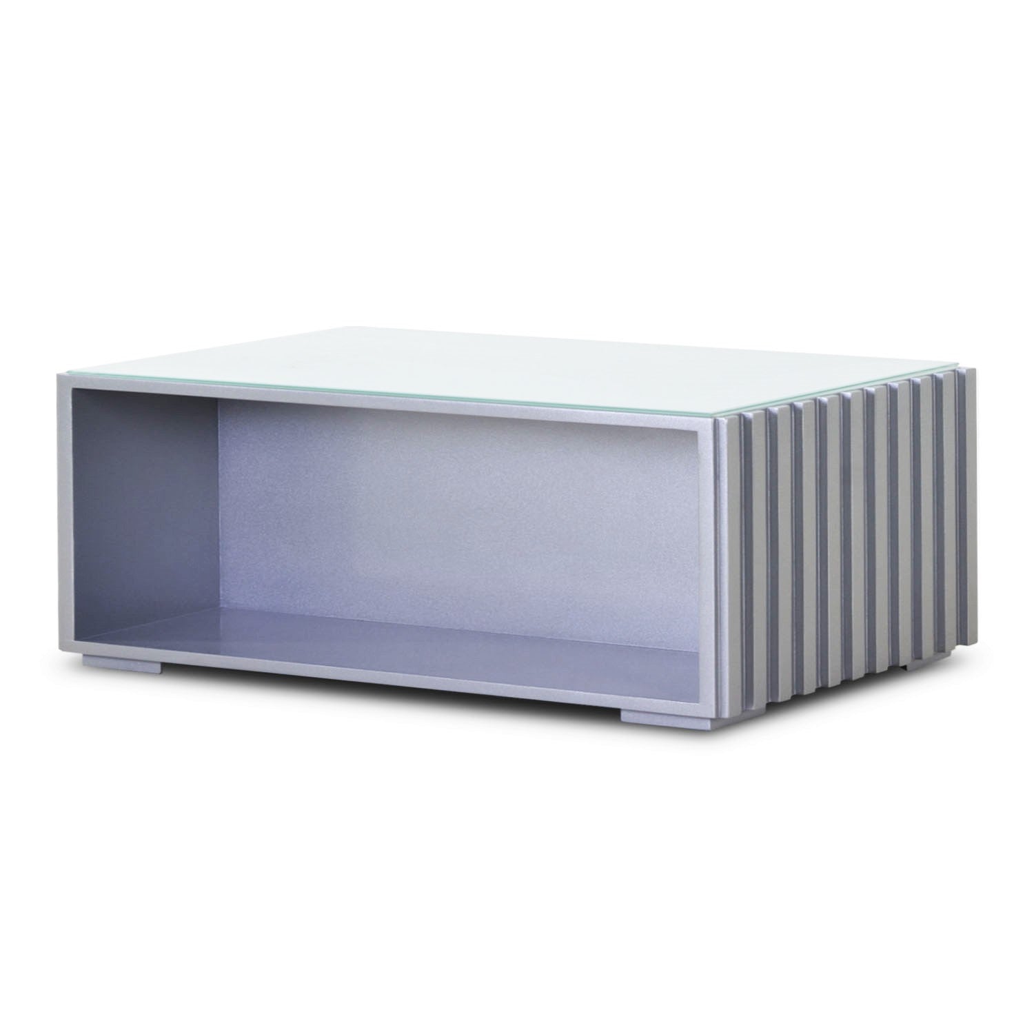 Mesa Centro Boston Plata Premium