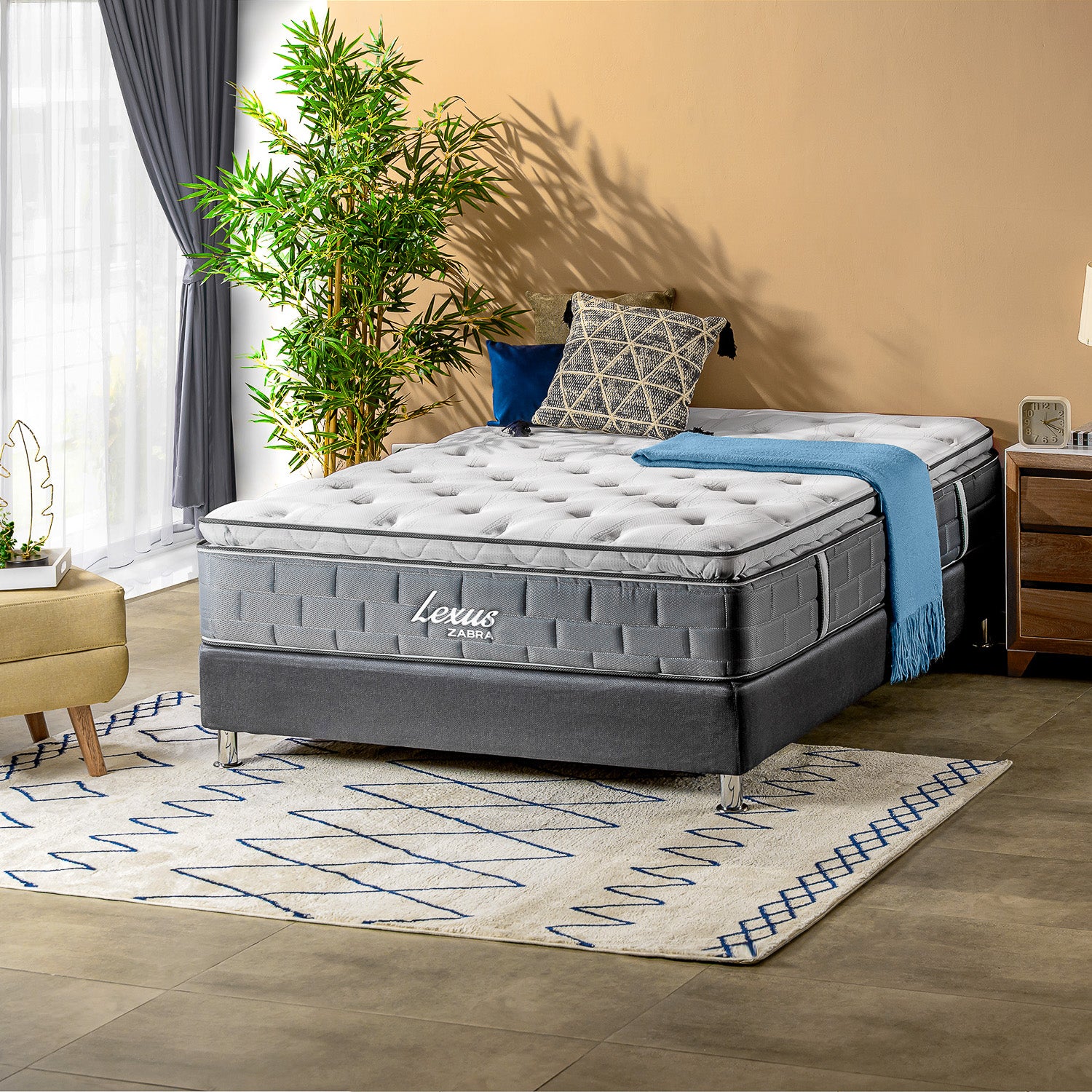 Colchón Doble Lexus Ortopédico Zabra (Garantía 15 años)
