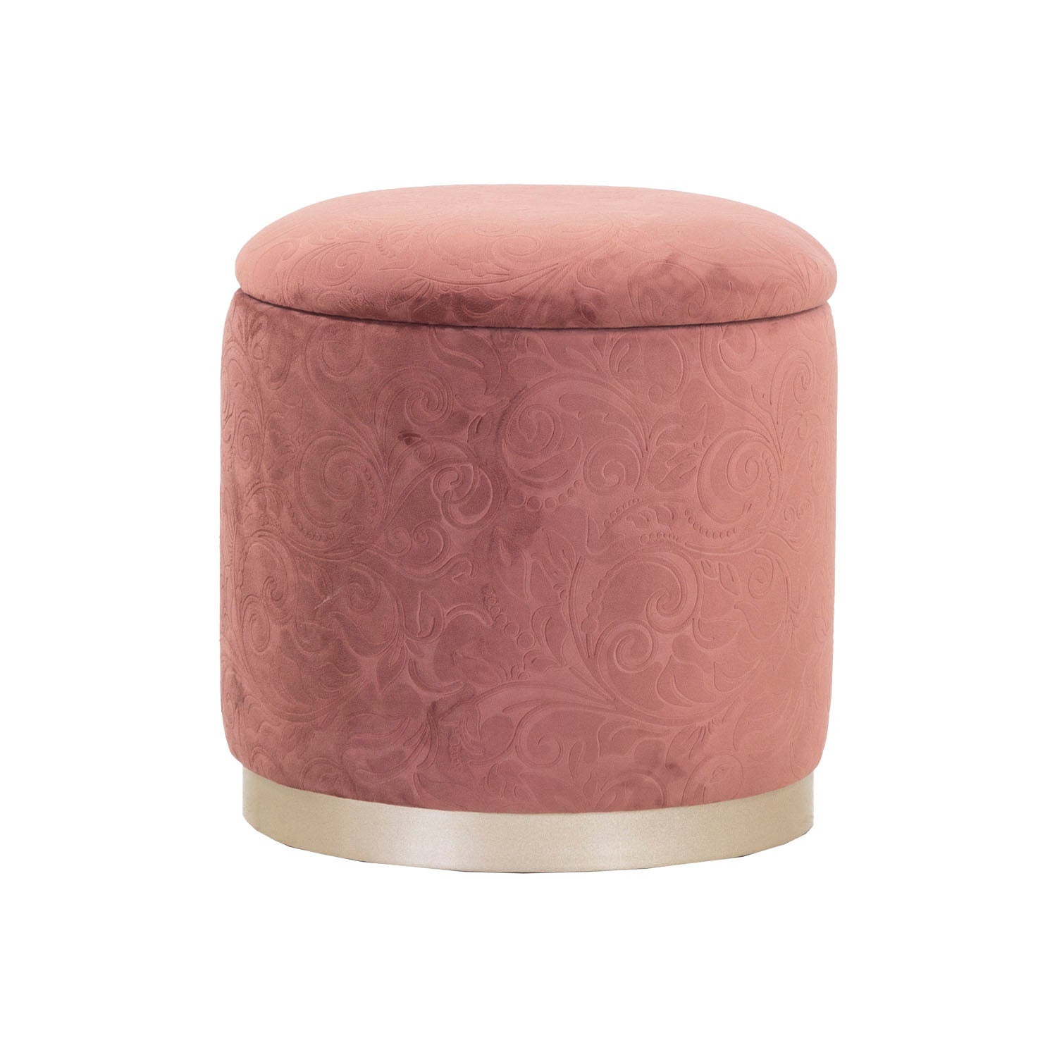 Puff Dakota Velvet Garden Rosa