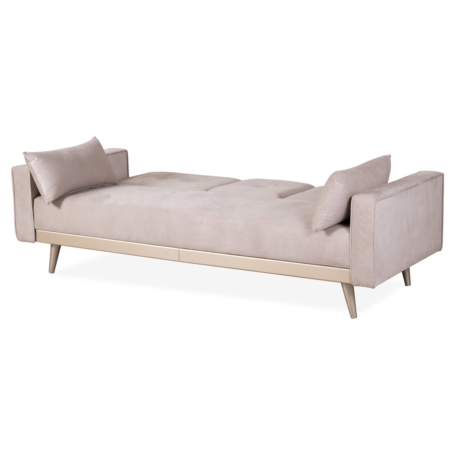 Sofá Cama Nova Velvet Ibiza Crudo, Champaña