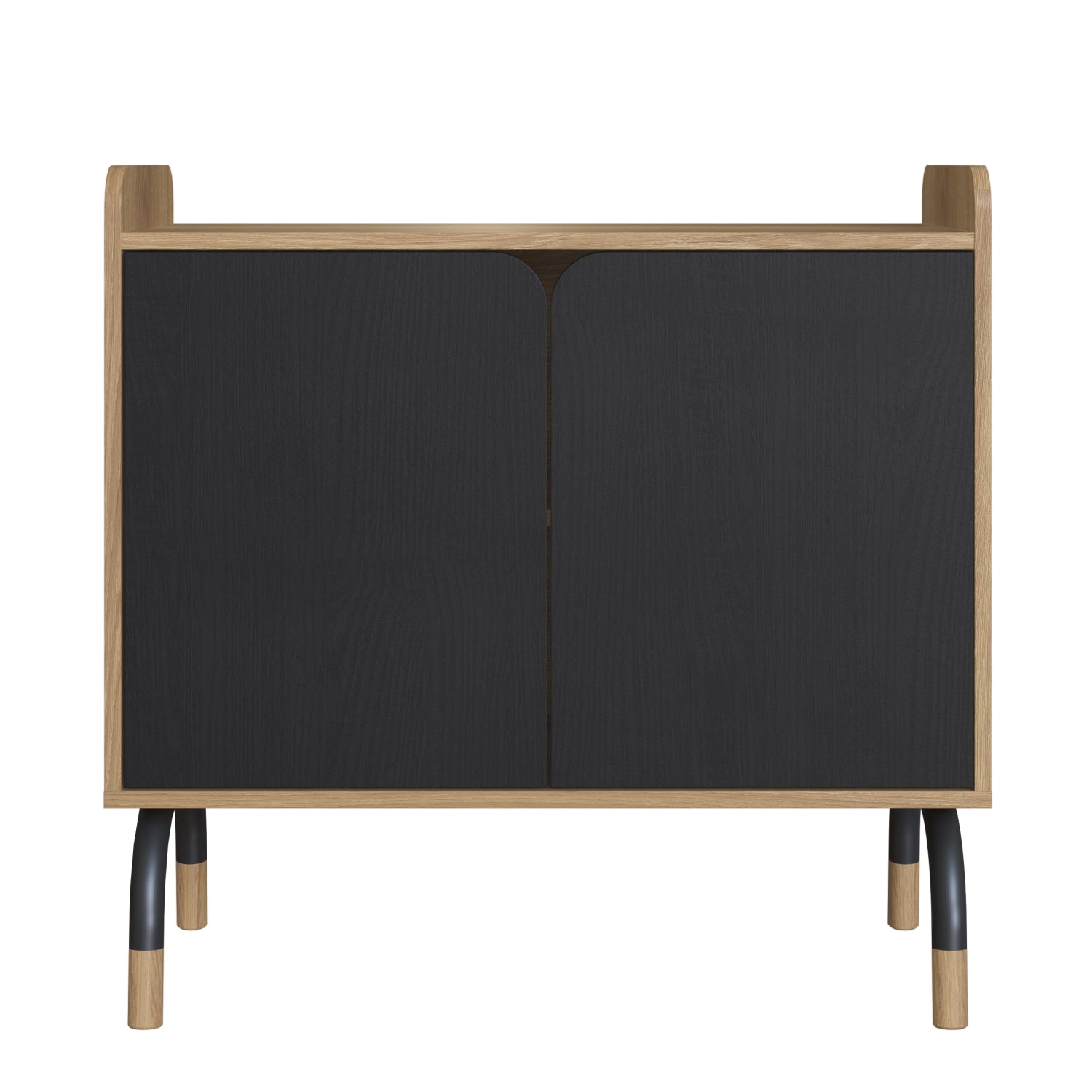 Biblioteca Baja Bilbao 80X78X36 Negro