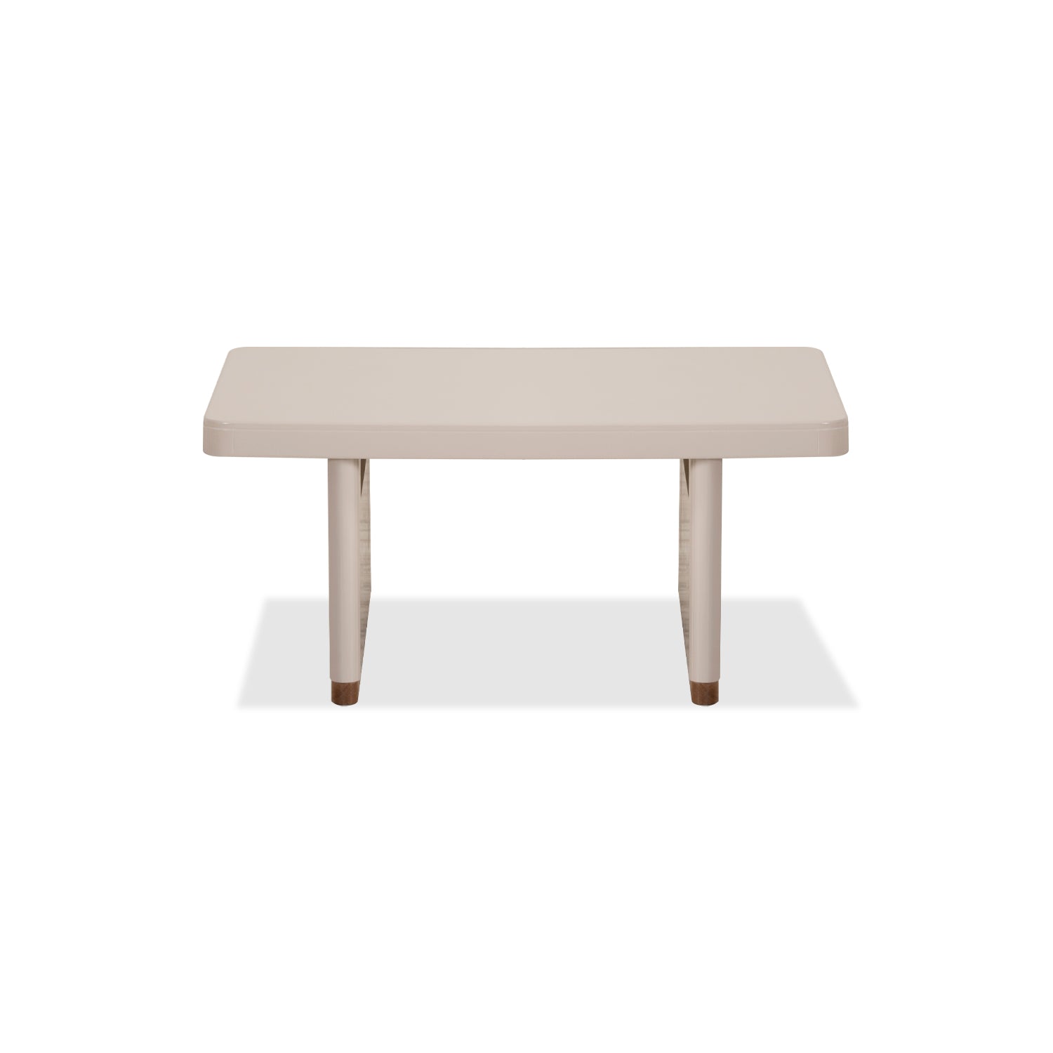 Mesa De Centro Bonn Beige, Natural Rectangular