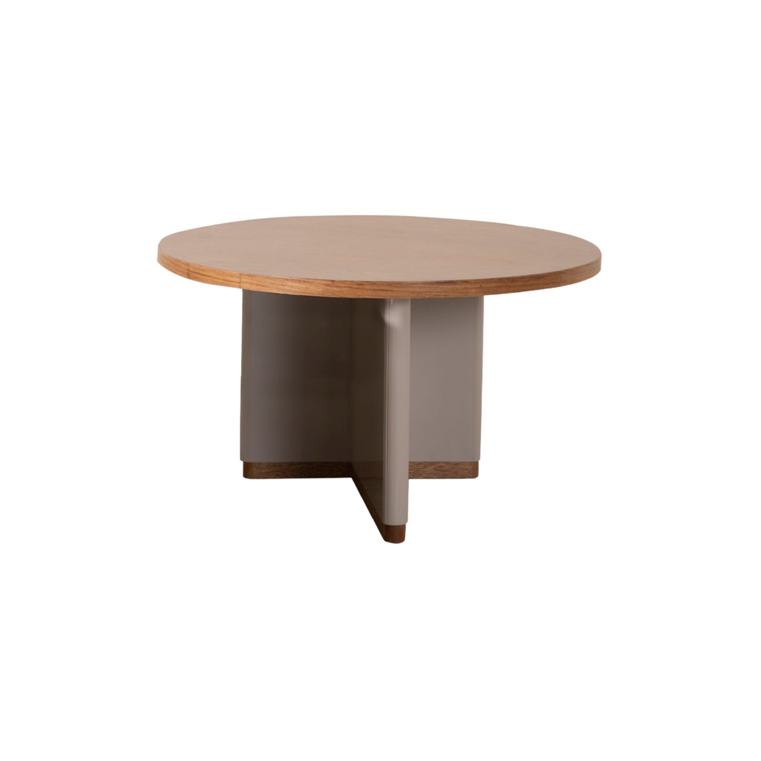 Mesa De Centro Bonn Beige, Natural Circular