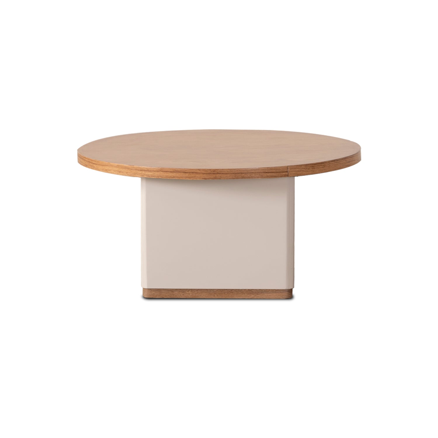 Mesa De Centro Bonn Beige, Natural Circular Premium