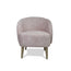 Poltrona Colin Velvet Prisma Rosa, Champaña