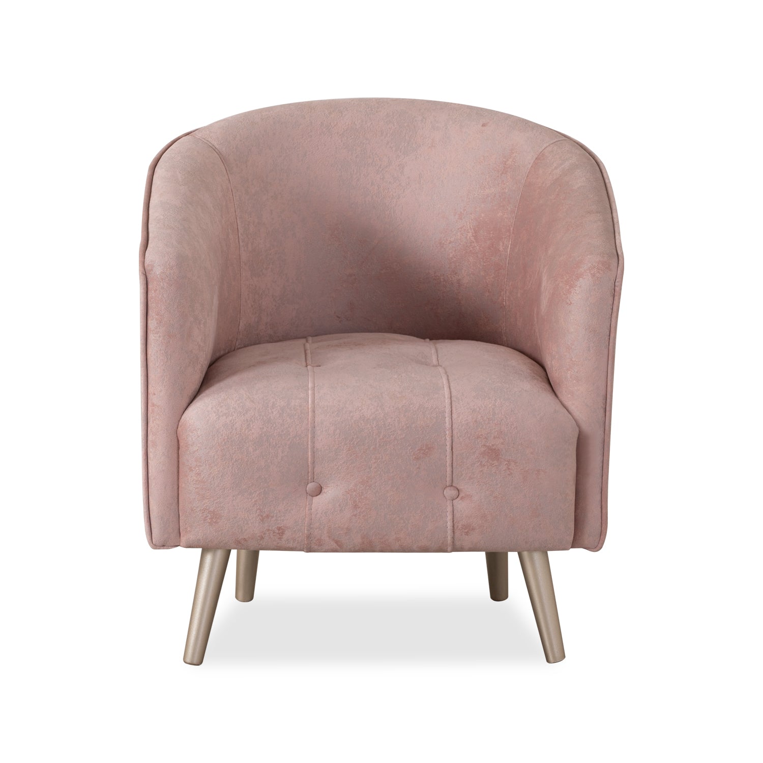 Poltrona Celeste Velvet Bouquet Rosa, Champaña