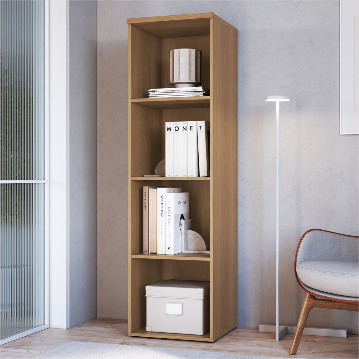 Biblioteca Cala 45X160X45 Natural