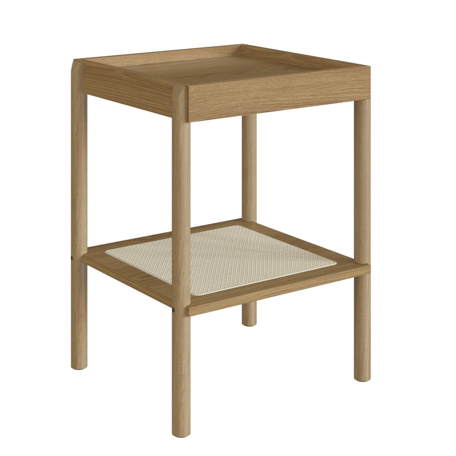 Mesa Auxiliar Santorini 43X58X40 Natural, Tejido