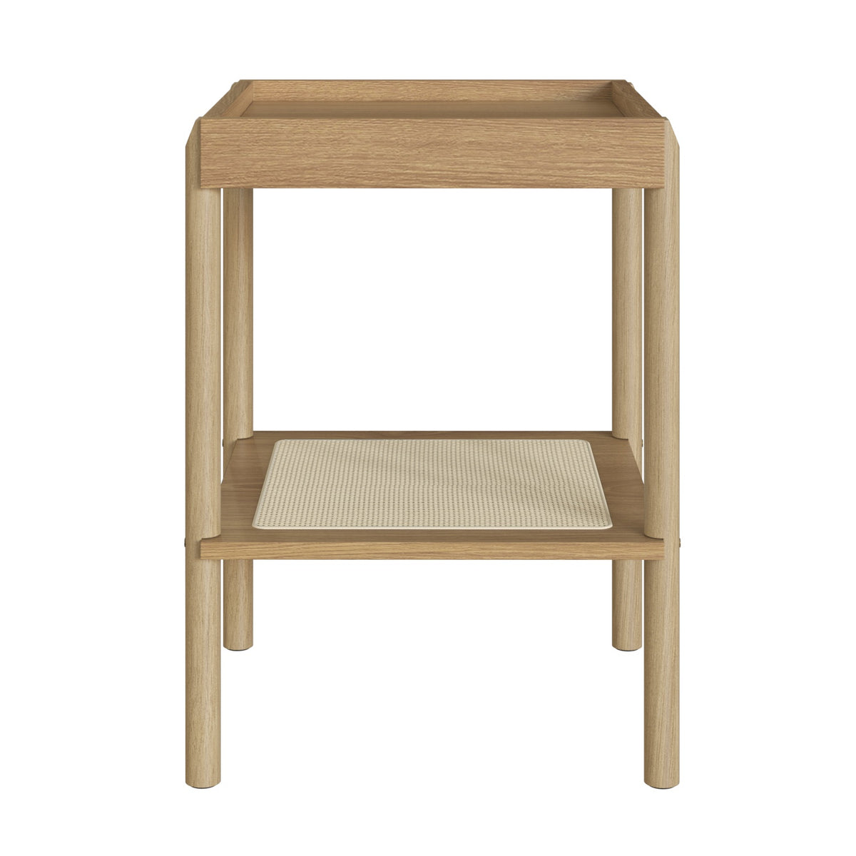 Mesa Auxiliar Santorini 43X58X40 Natural, Tejido