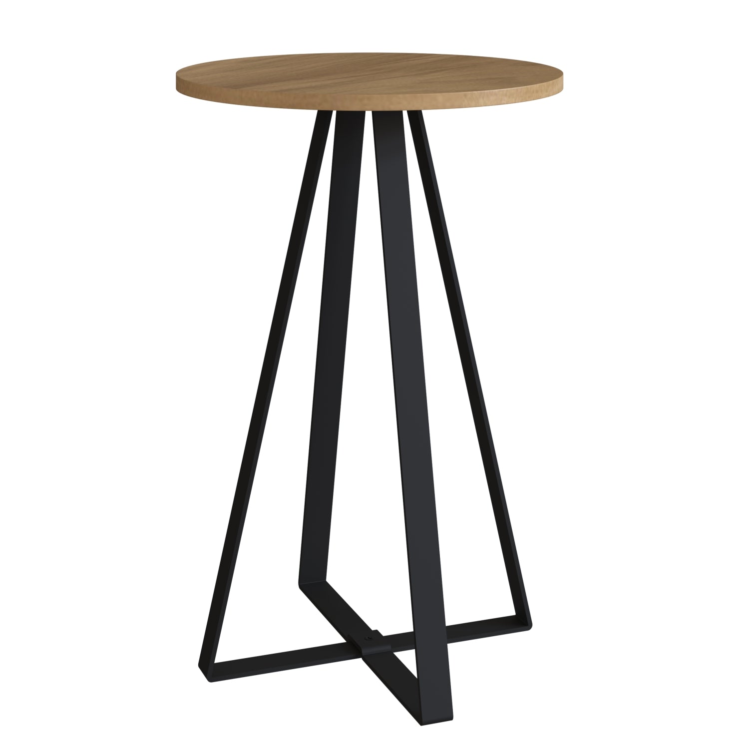 Mesa Auxiliar Alba 40X60X40 Natural, Negro