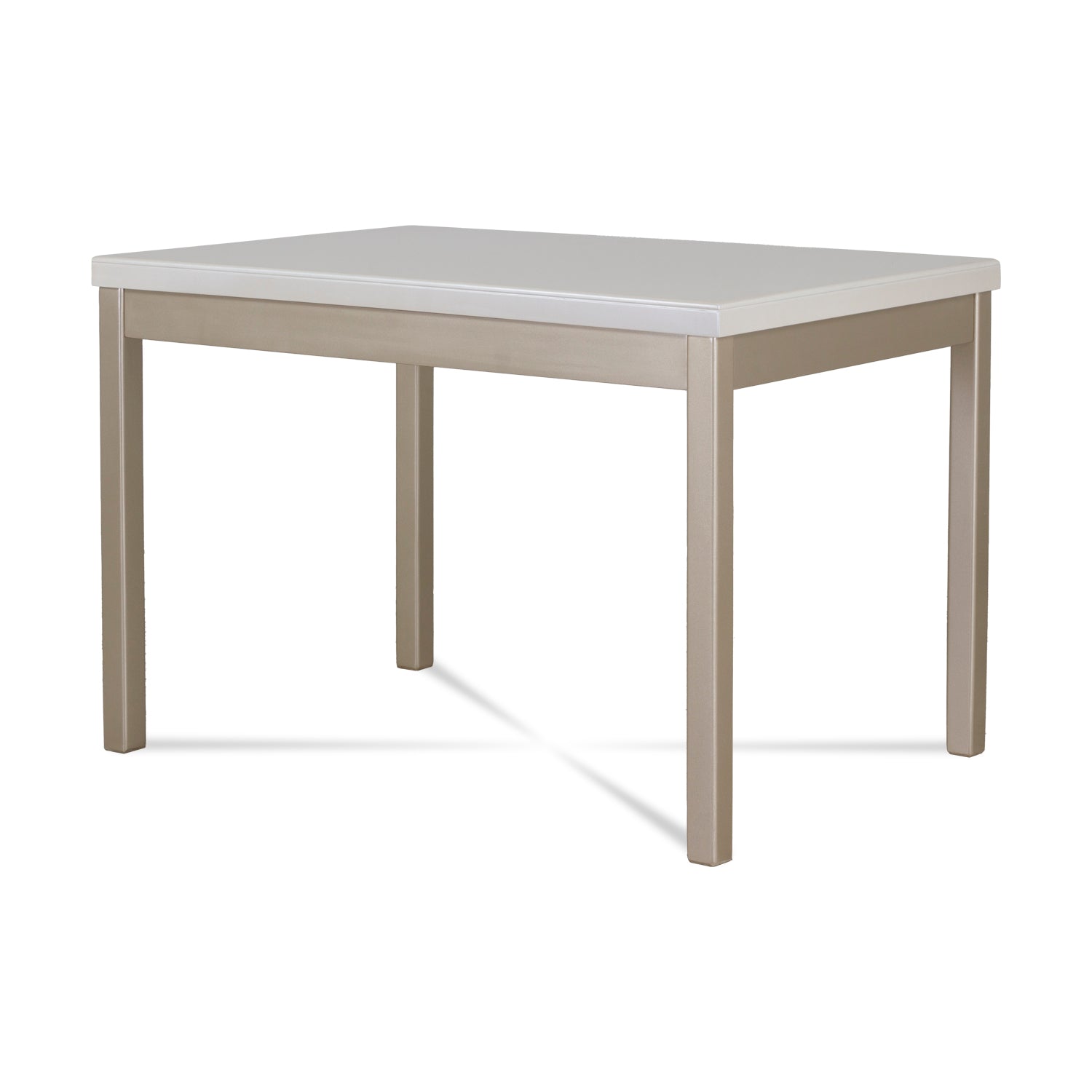 Comedor 6 Puestos Walcot Eurolino Blanco Puro, Champaña
