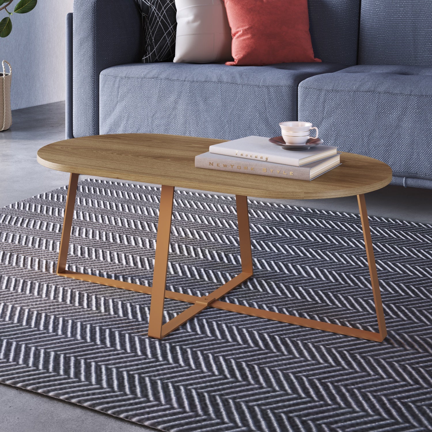 Mesa De Centro Alba 90X35X45 Natural