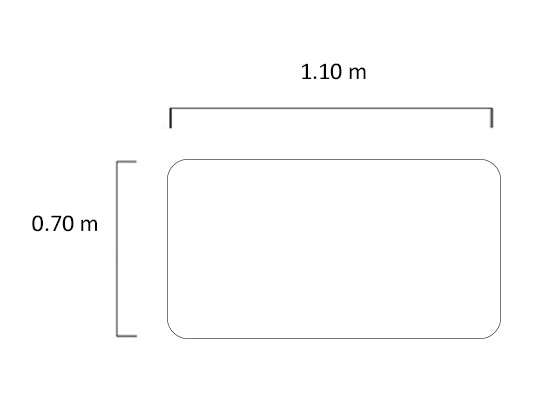 Mesa De Centro Bonn Beige, Natural Rectangular Premium