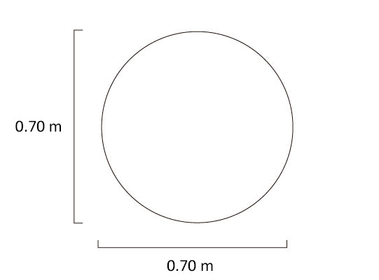 Mesa De Centro Bonn Beige, Natural Circular Premium