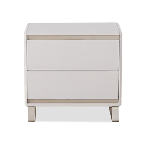 Mesa de Noche Sevilla Greige, Champaña 2 Gavetas