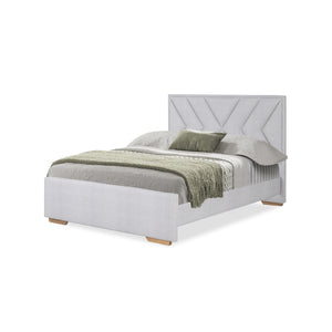 Cama Semi Doble Vallarta Eurolino Gris, Natural