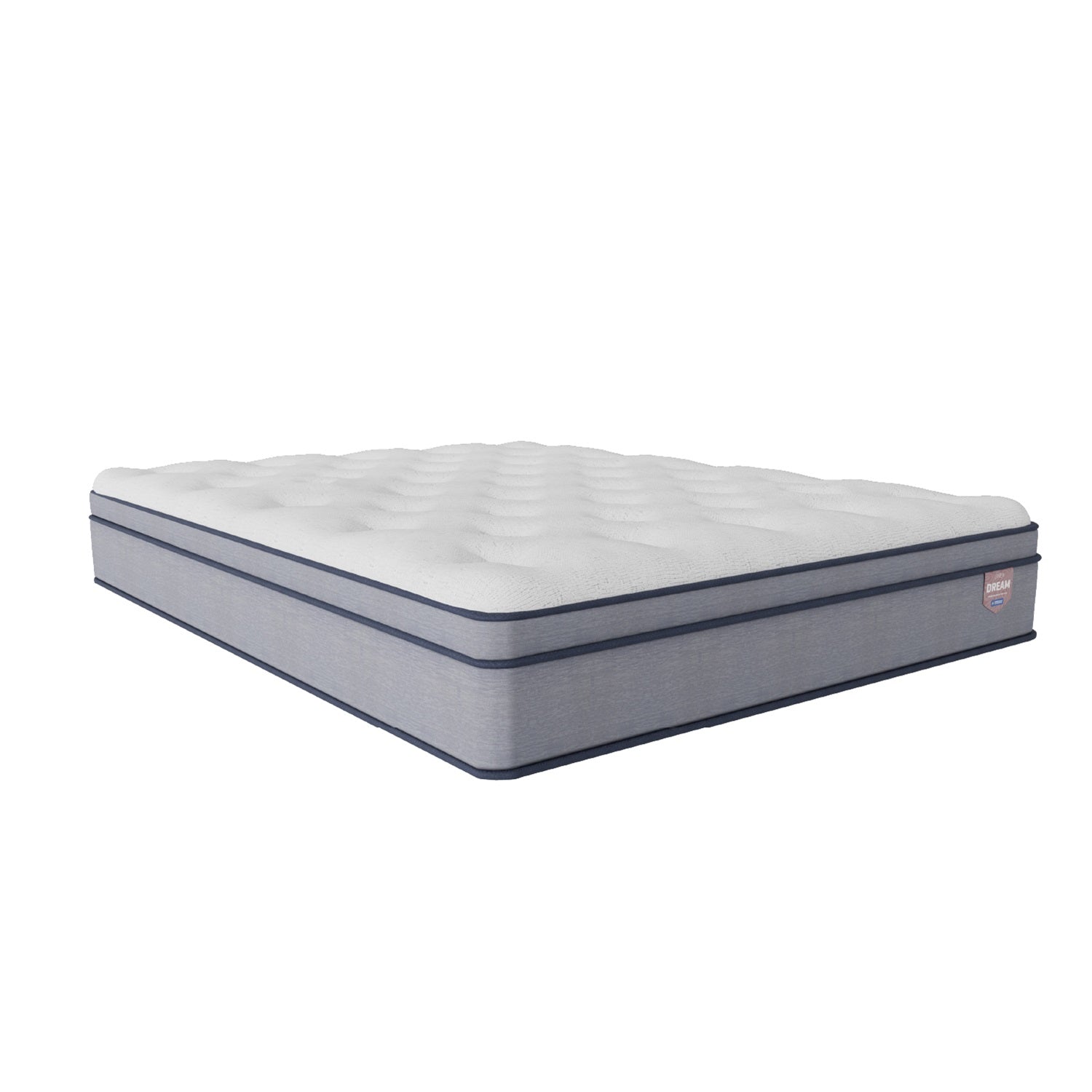 Colchón Doble Deep Dream Euro Top + 2 Almohadas