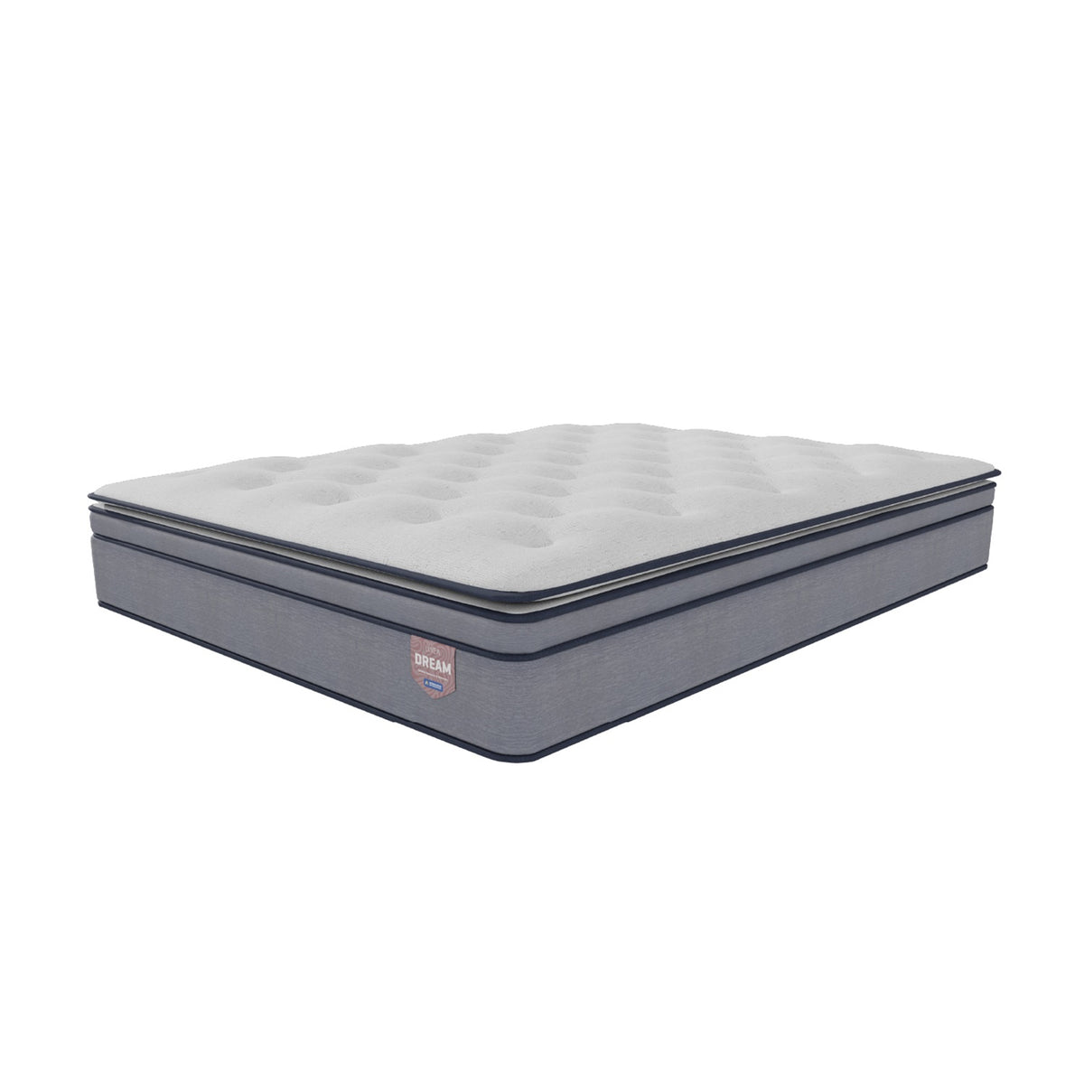 Colchón King Vital Dream Pillow Top + 2 Almohadas