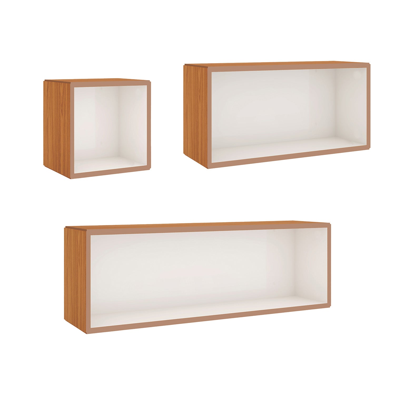 Repisas Niko Natural, Off White Setx3