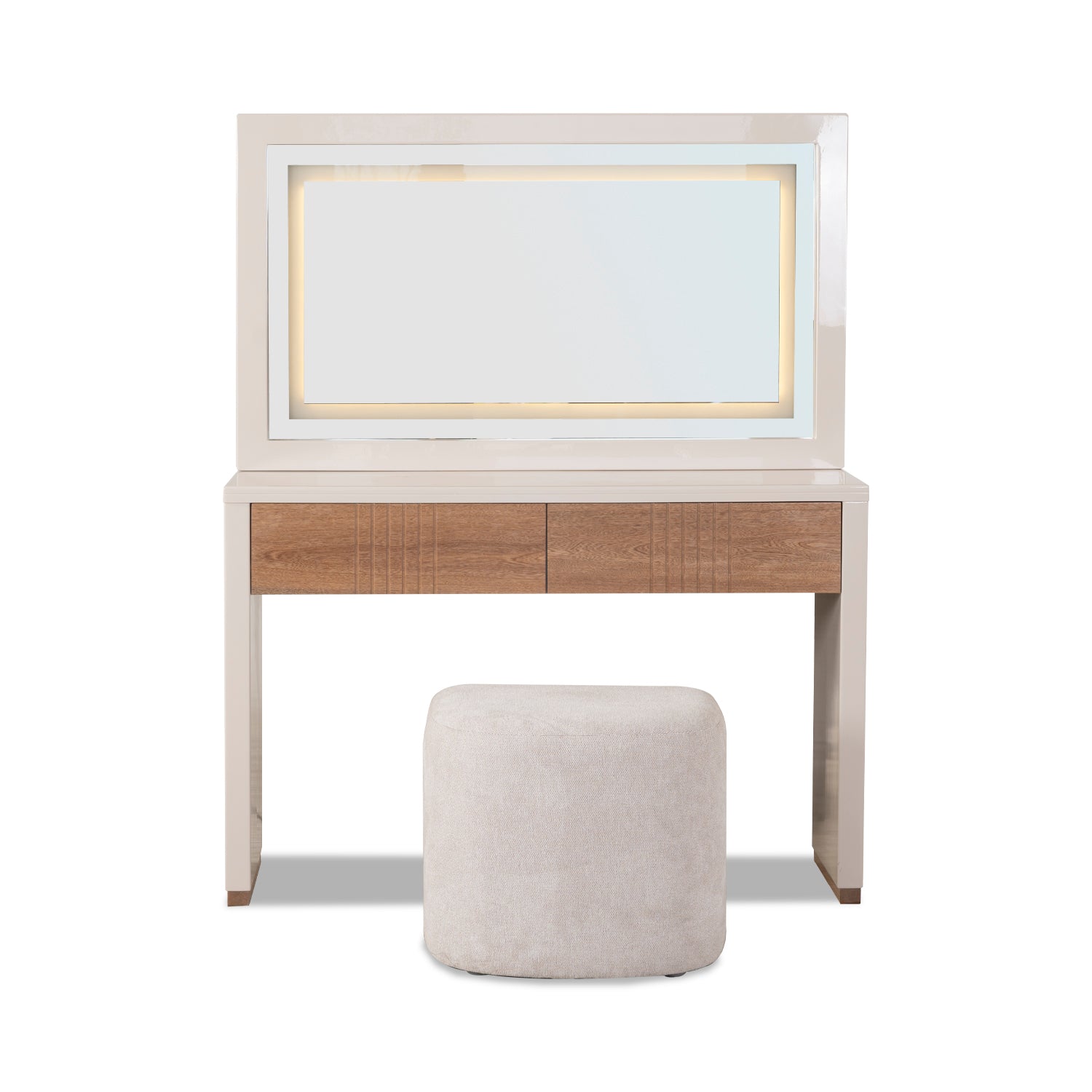 Tocador Evans Greige Marco Espejo