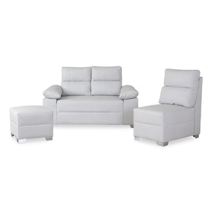 Juego de Sala Barton Eurolino Gaira Plata