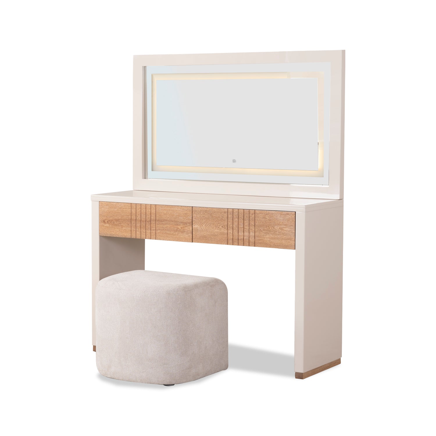 Tocador Evans Greige Marco Espejo