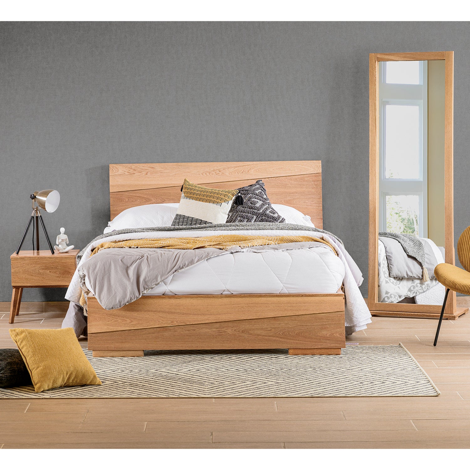 Cama Doble Daytona Natural
