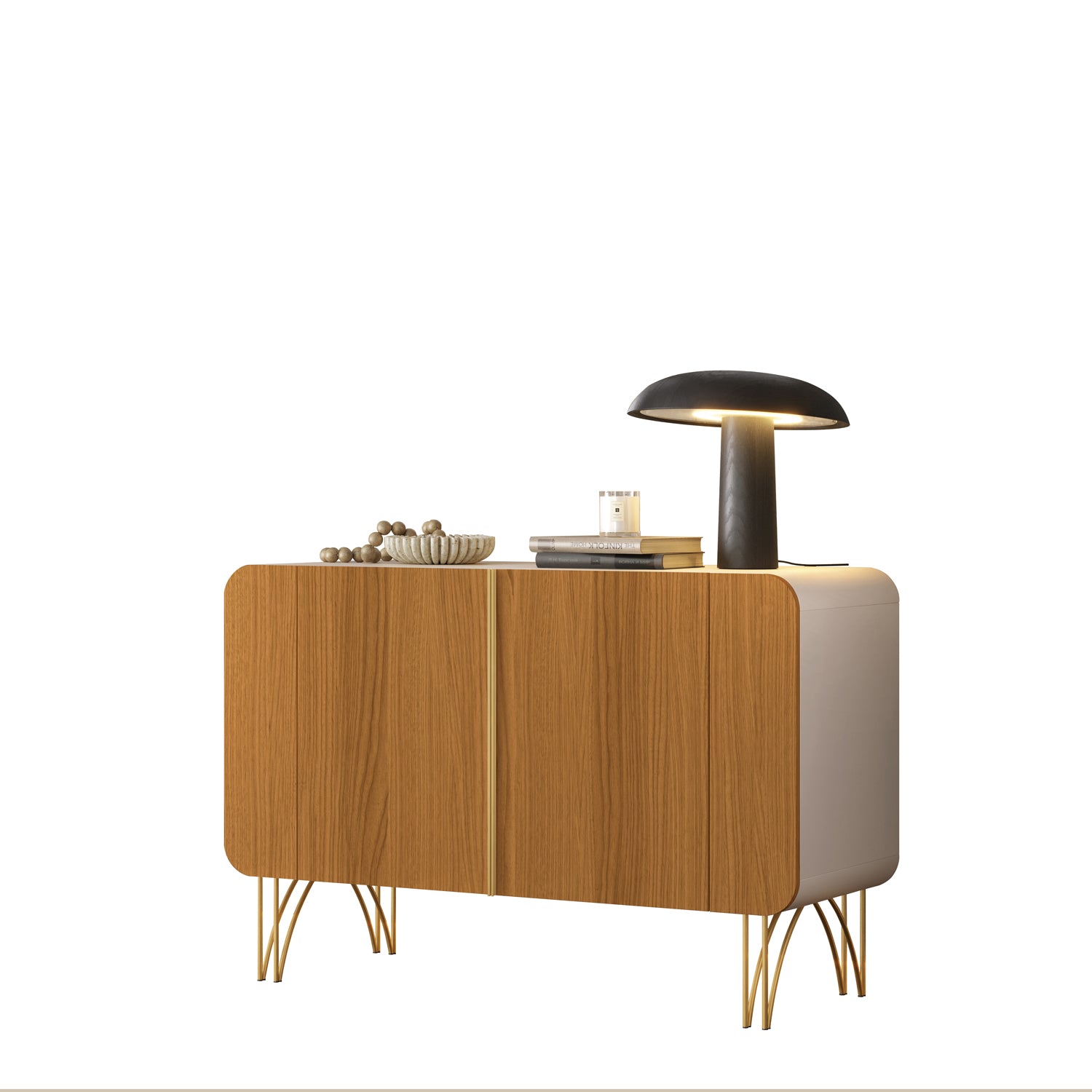 Bifé Lina 110X75X43 Offwhite, Natural