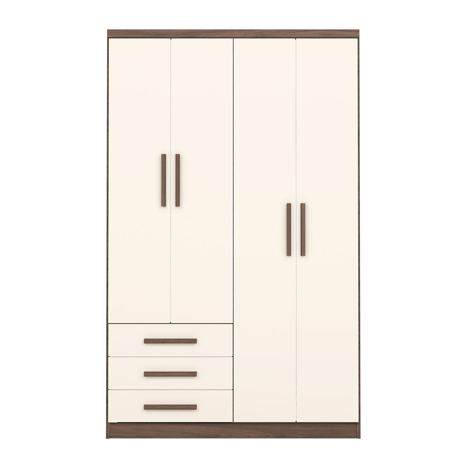 Ropero Moratti 121X195X46 Natural, Off White