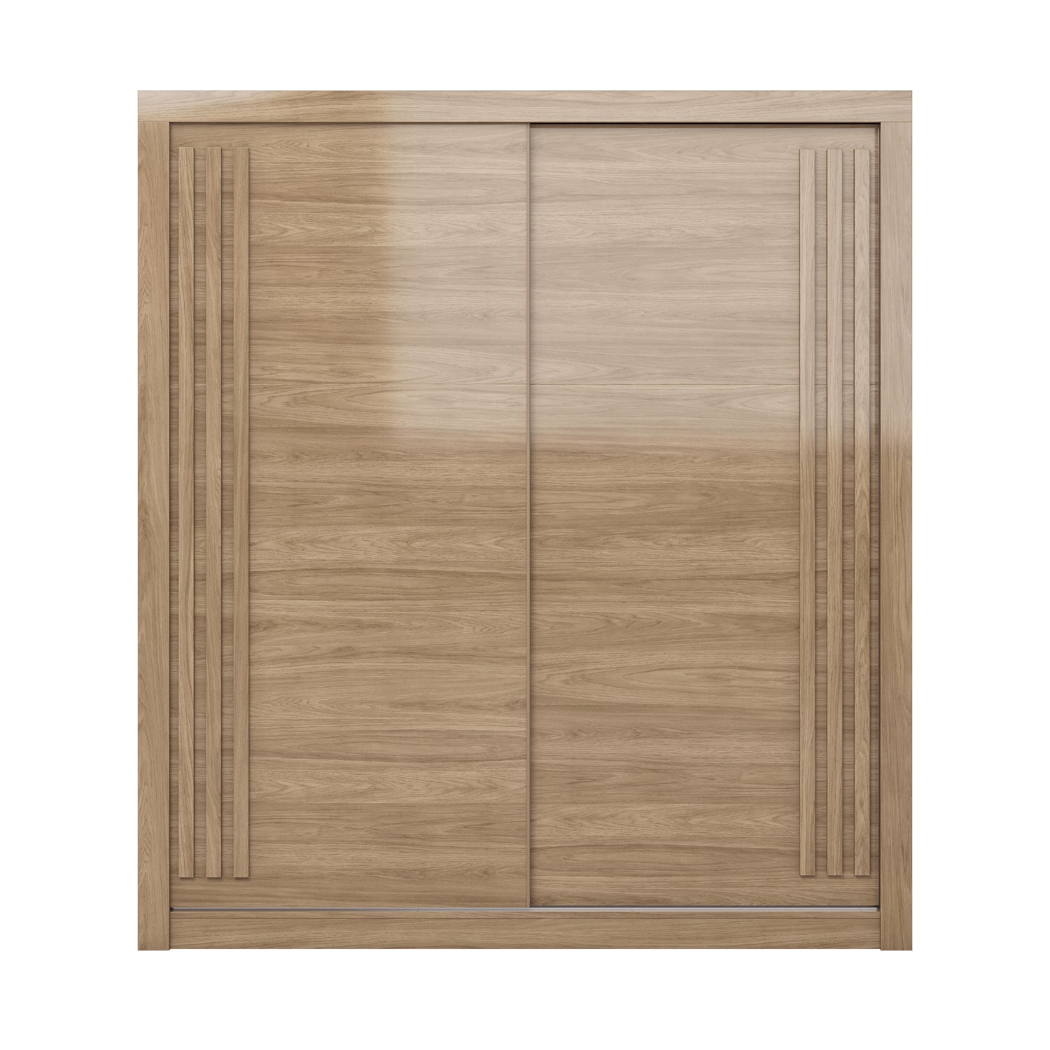 Closet Patric 180X200X52 Flex Natural, Negro