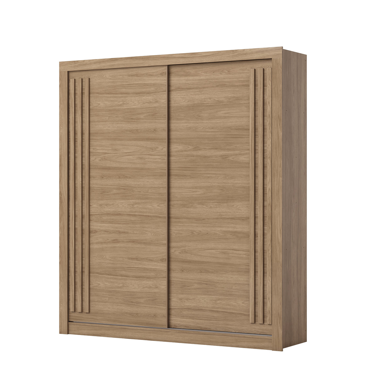 Closet Patric 180X200X52 Flex Natural, Negro