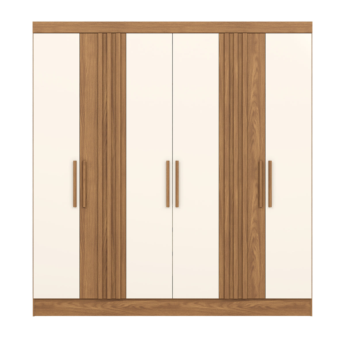 Ropero Otto 200X210X47 Natural, Off White