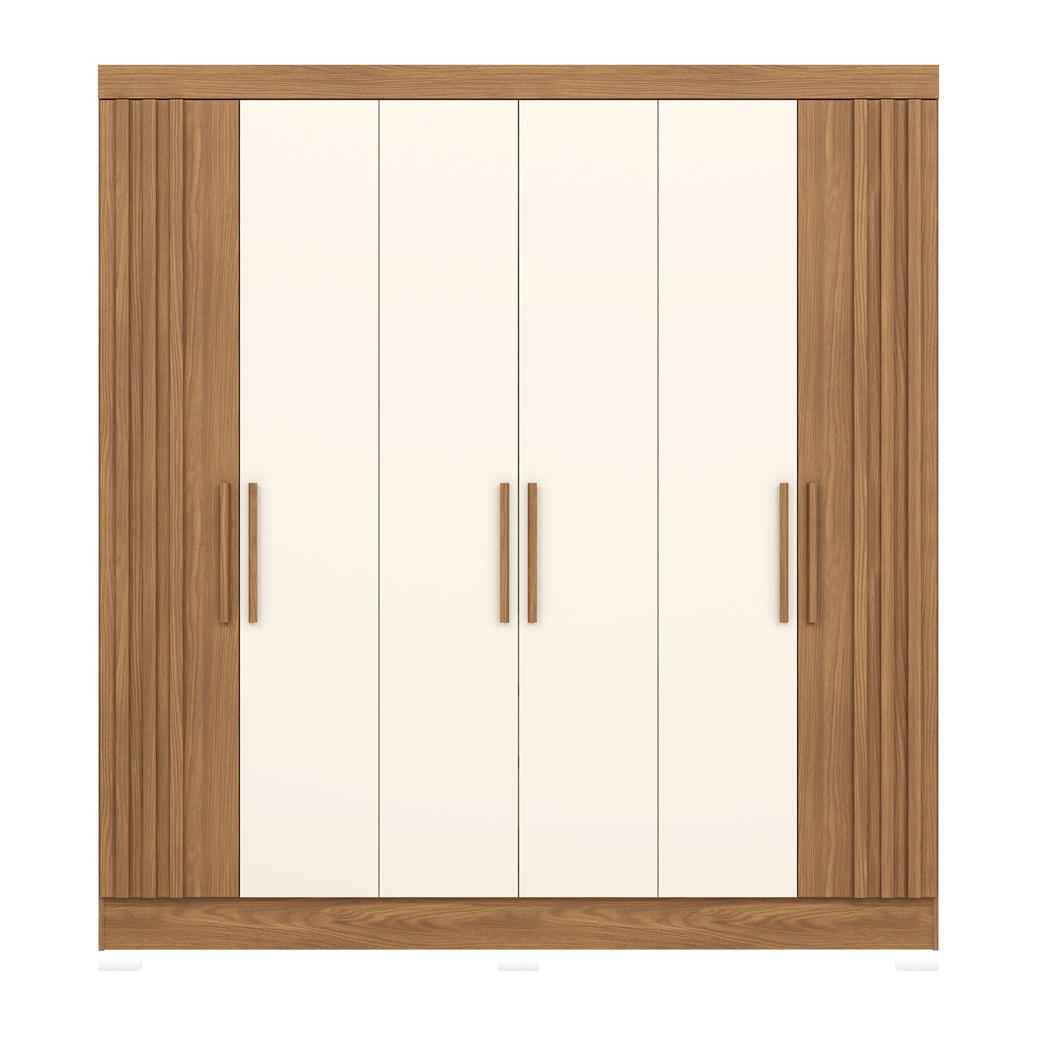 Ropero Otto 200X210X47 Natural, Off White