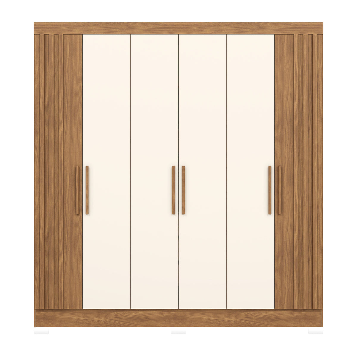 Ropero Otto 200X210X47 Natural, Off White