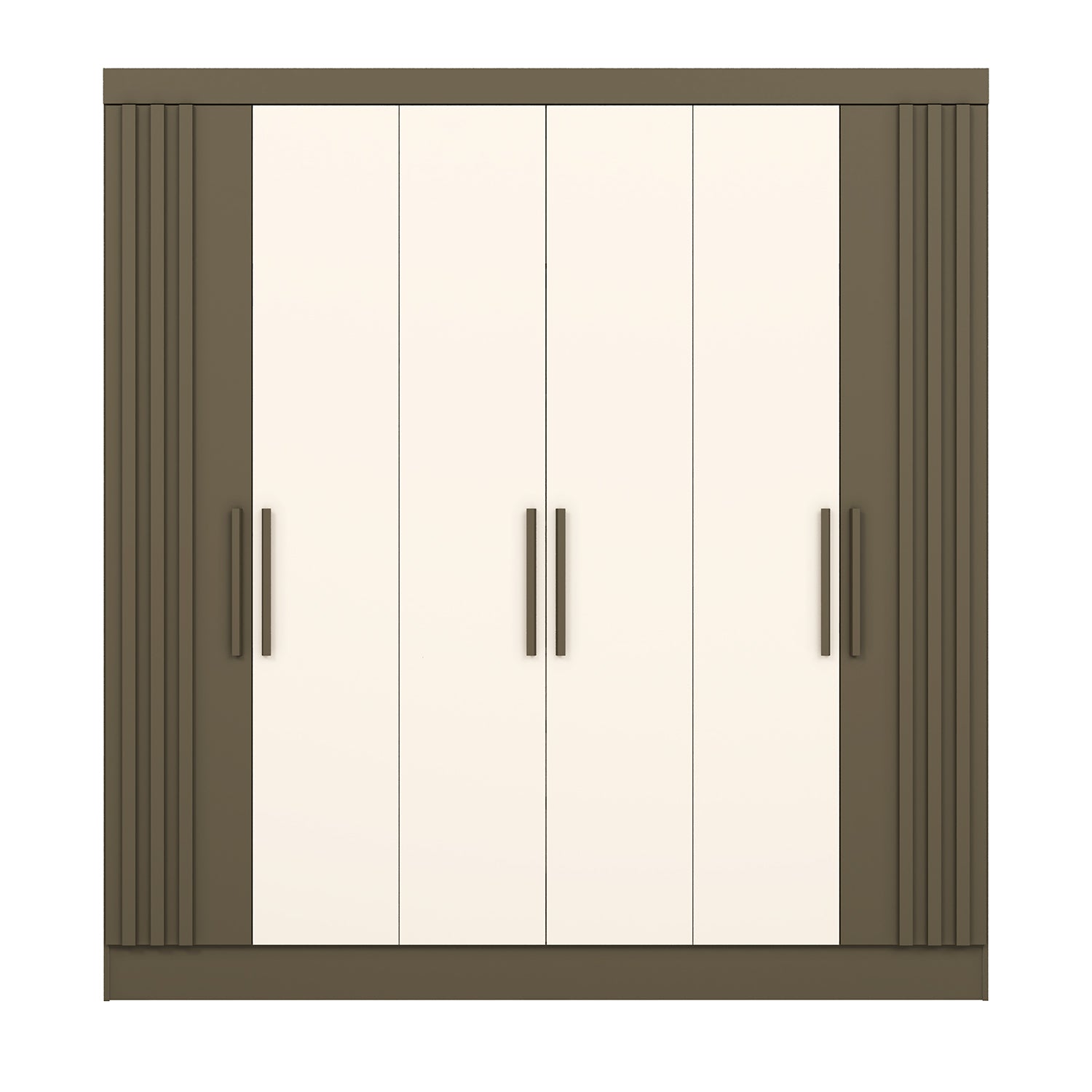 Closet Otto 200X210X47 Taupe, Off White