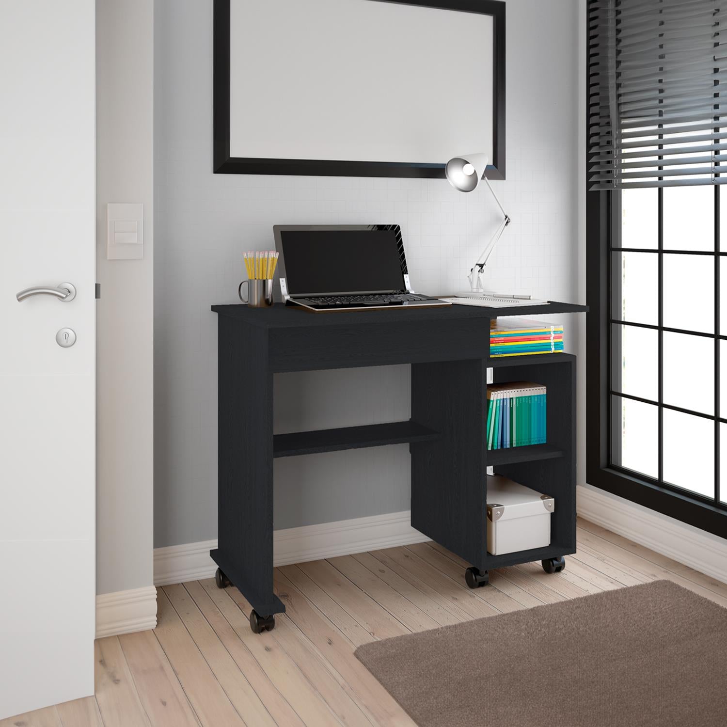 Escritorio Leo 91X74X45 Negro