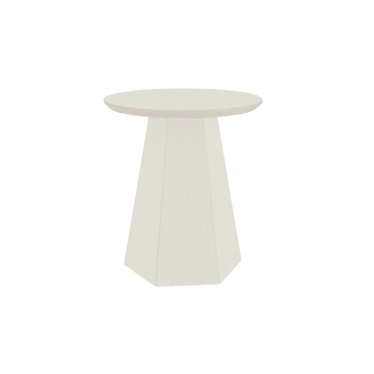 Mesa Auxiliar Madeira 50X55 Cm Off White