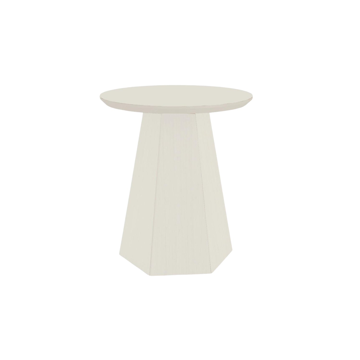 Mesa Auxiliar Madeira 50X55 Cm Off White