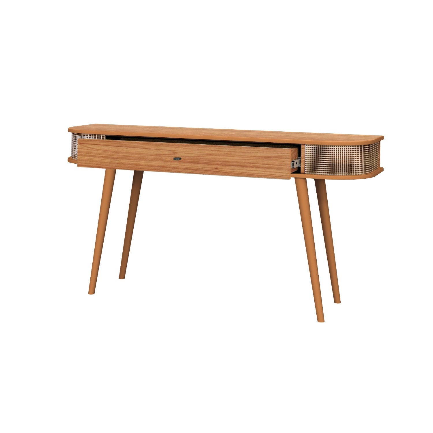 Consola Dali 140X75X37 Natural, Tejido