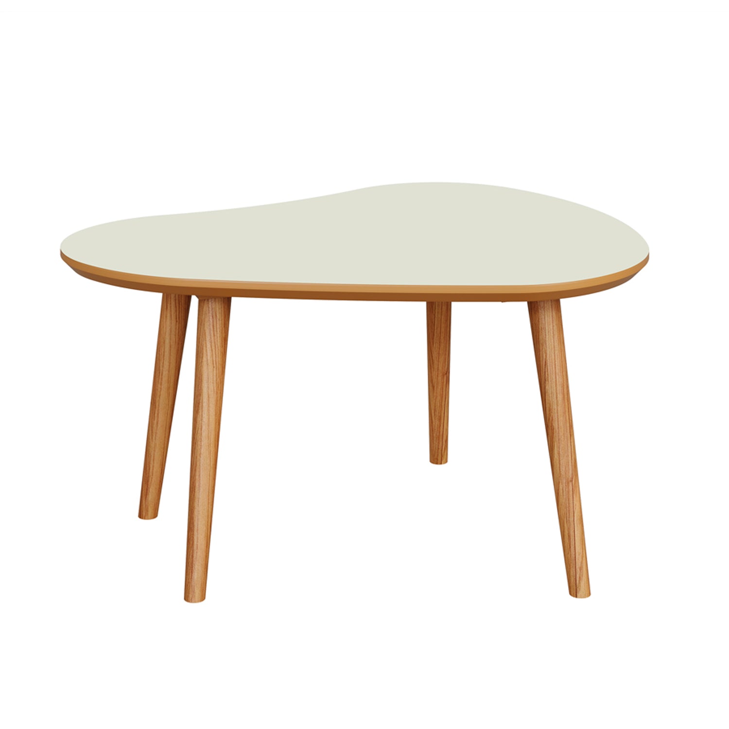 Mesa De Centro Liz 79X42X59 Off White, Natural