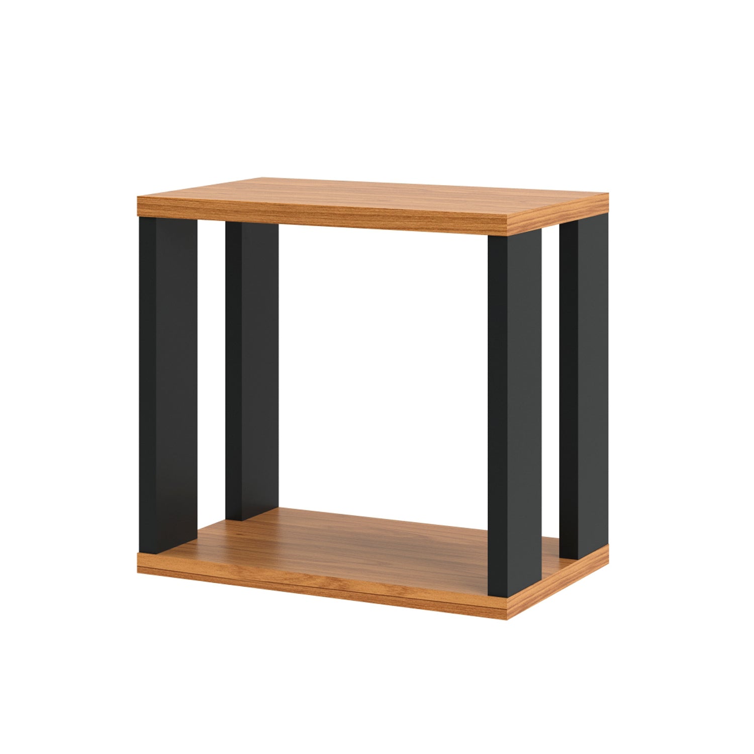 Repisa Cox 30X28X19 Natural, Negro