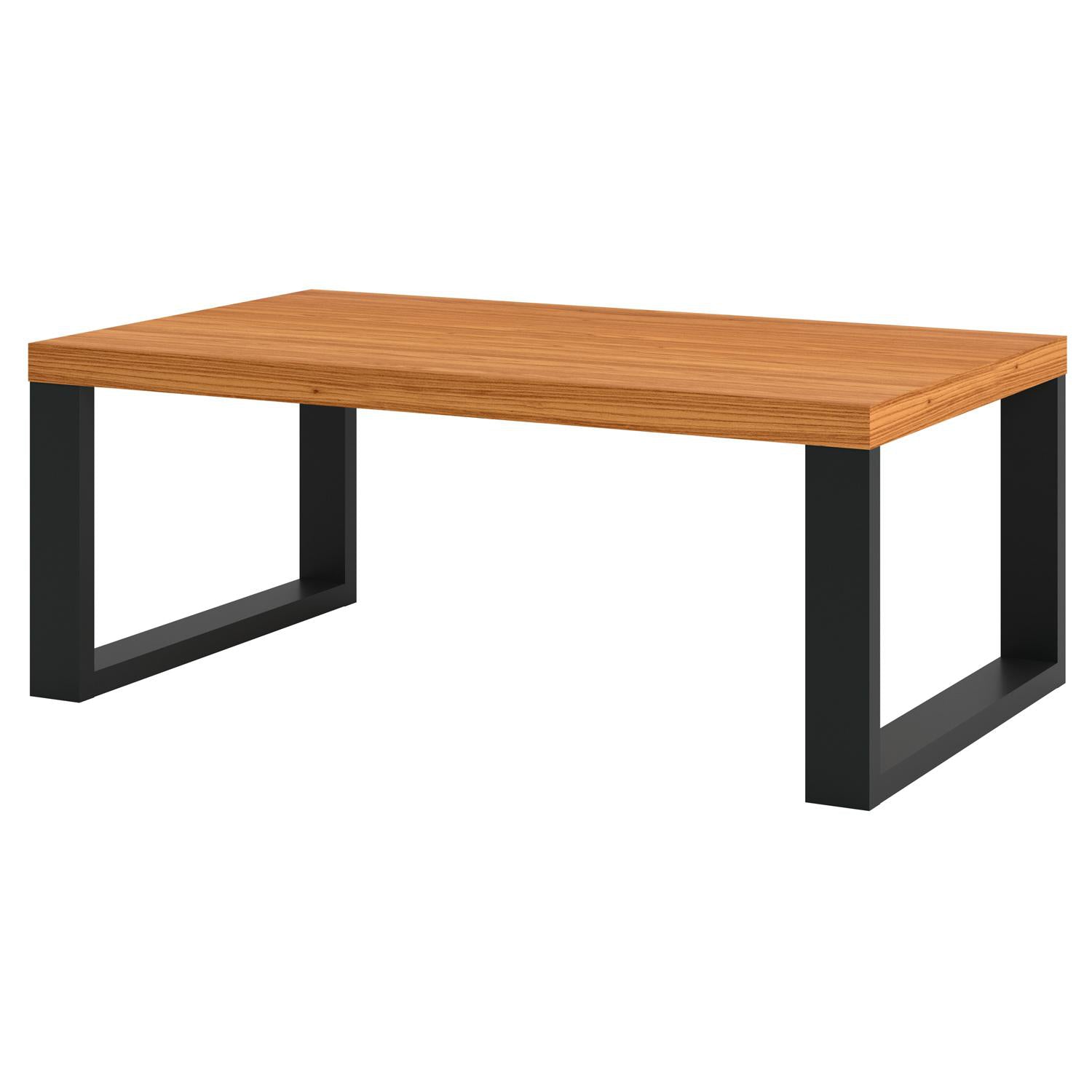 Mesa De Centro Cox 89.5X35X53 Natural, Negro
