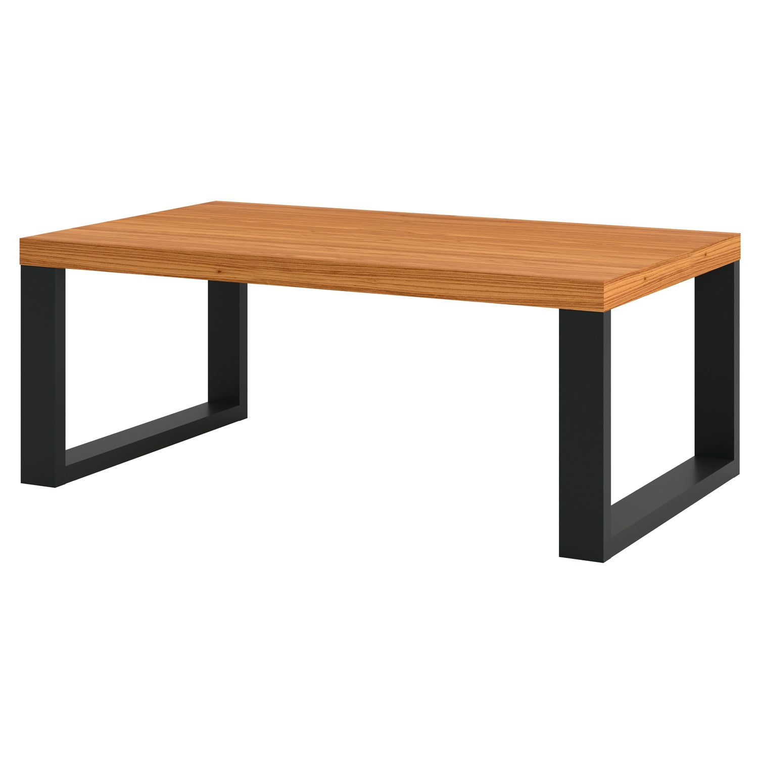 Mesa De Centro Cox 89.5X35X53 Natural, Negro