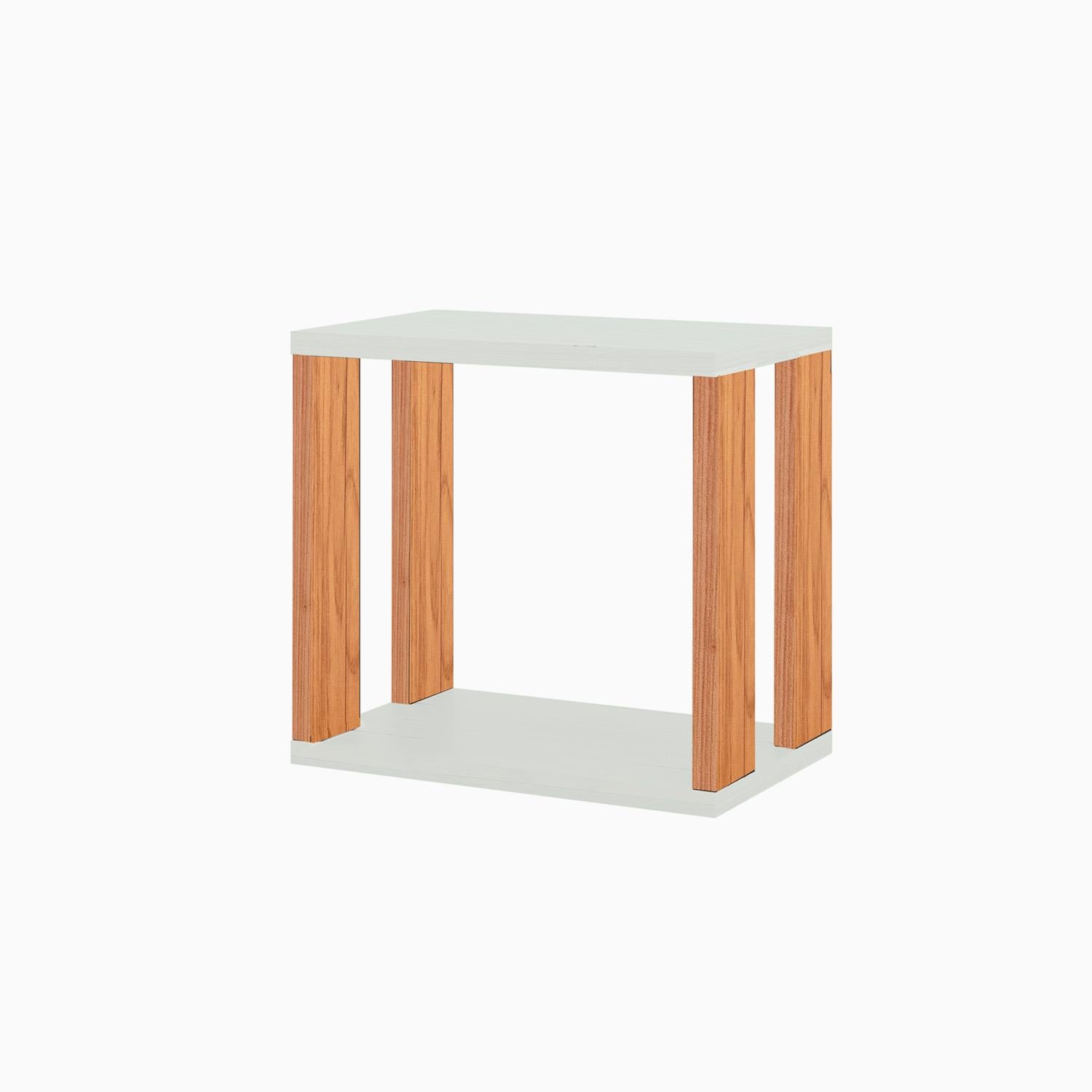 Repisa Cox 30X28X19 Natural, Off White