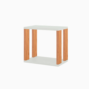 Repisa Cox 30X28X19 Natural, Off White