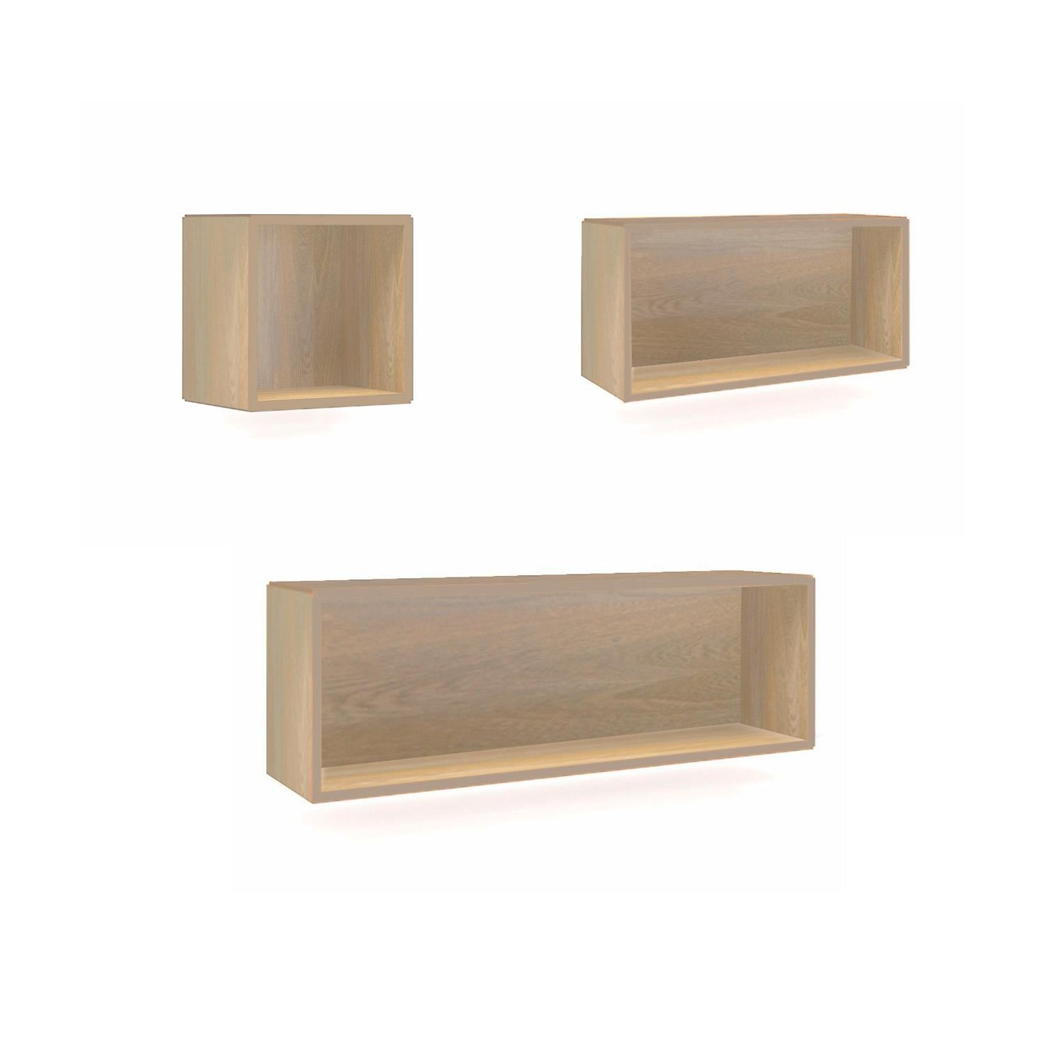 Repisas Niko Natural Setx3