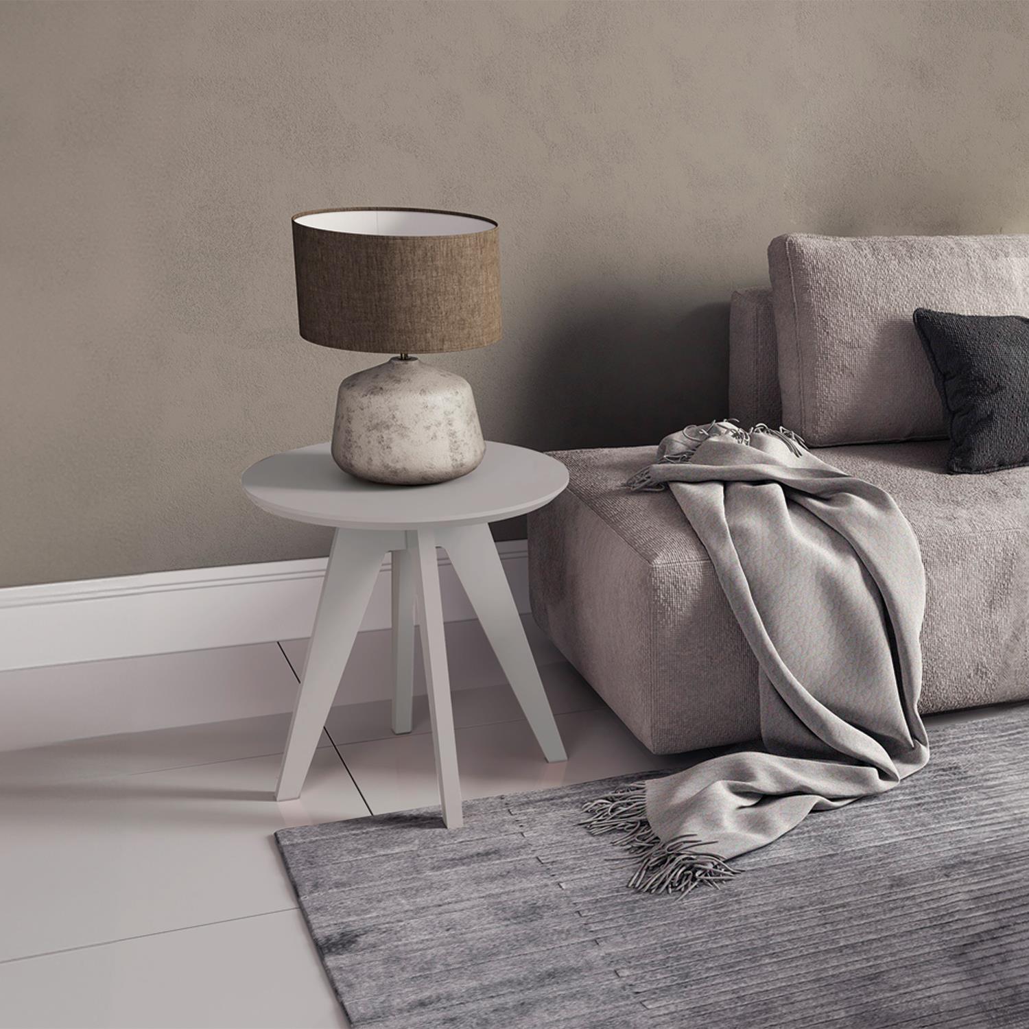 Mesa Auxiliar Toni 50X55X50 Taupe