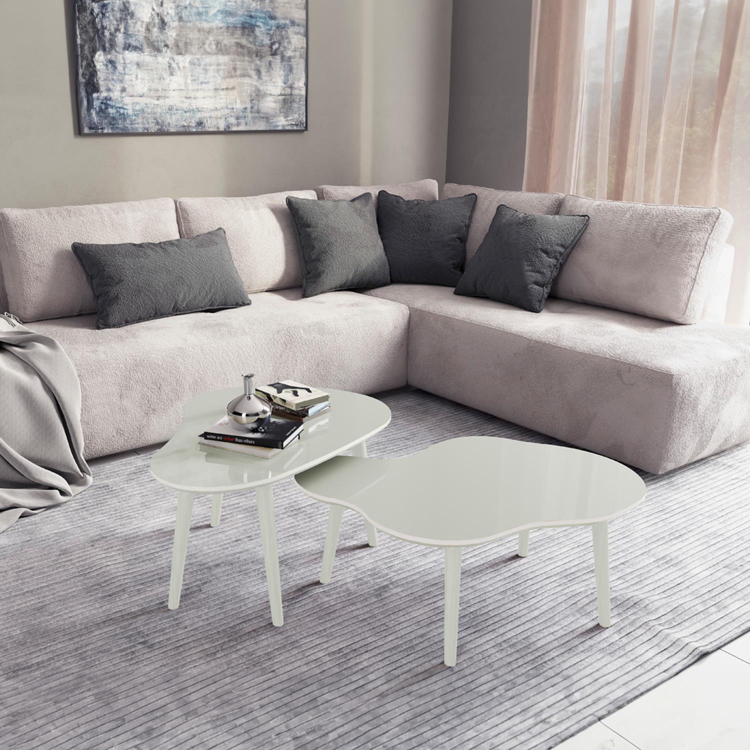 Mesa De Centro Liz 88X34X65 Off White