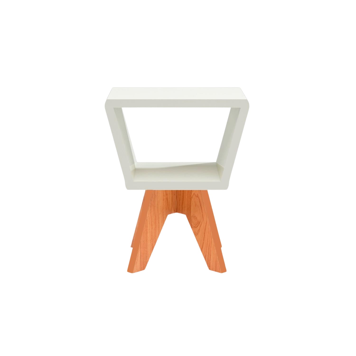 Mesa Auxiliar 43X57X30 Ari Off White, Natural