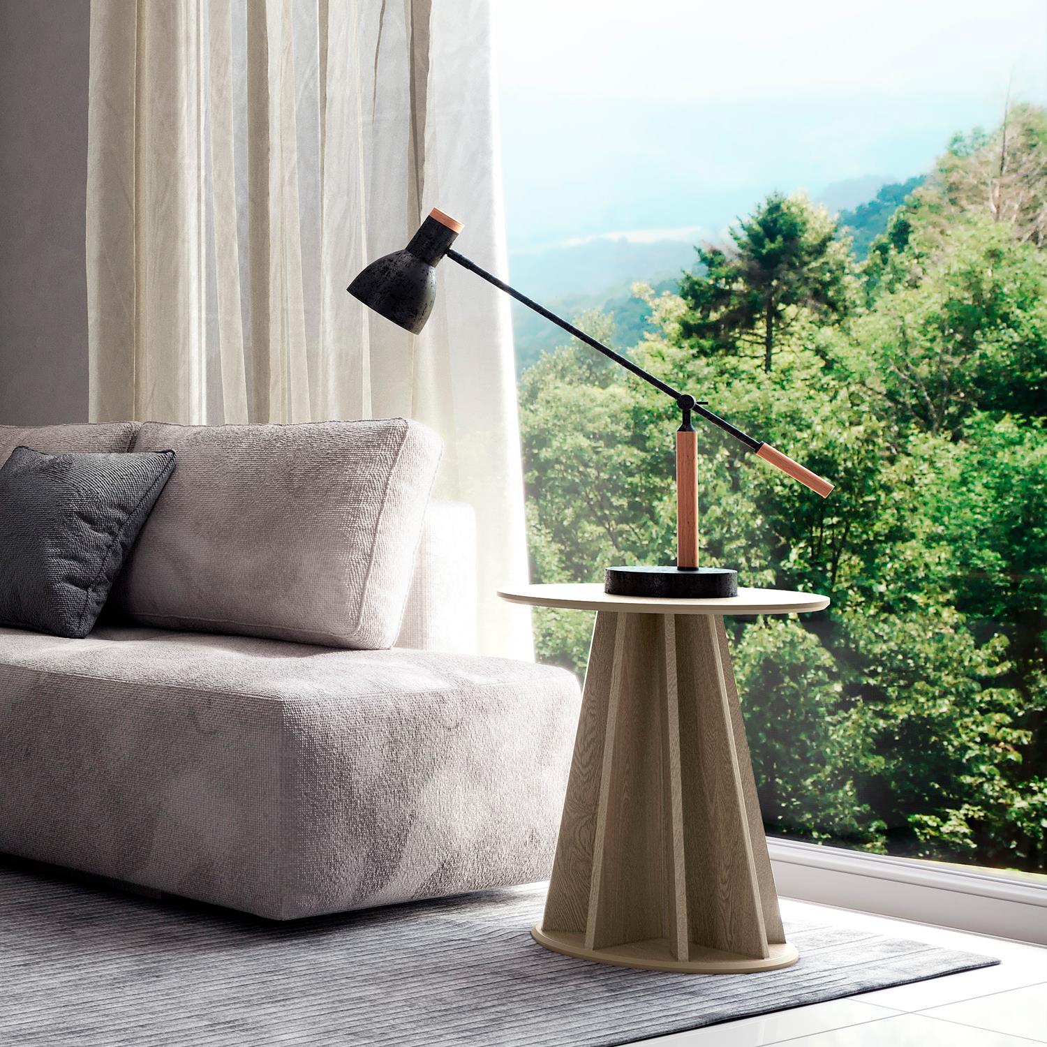 Mesa Auxiliar Iris 50X58 Natural